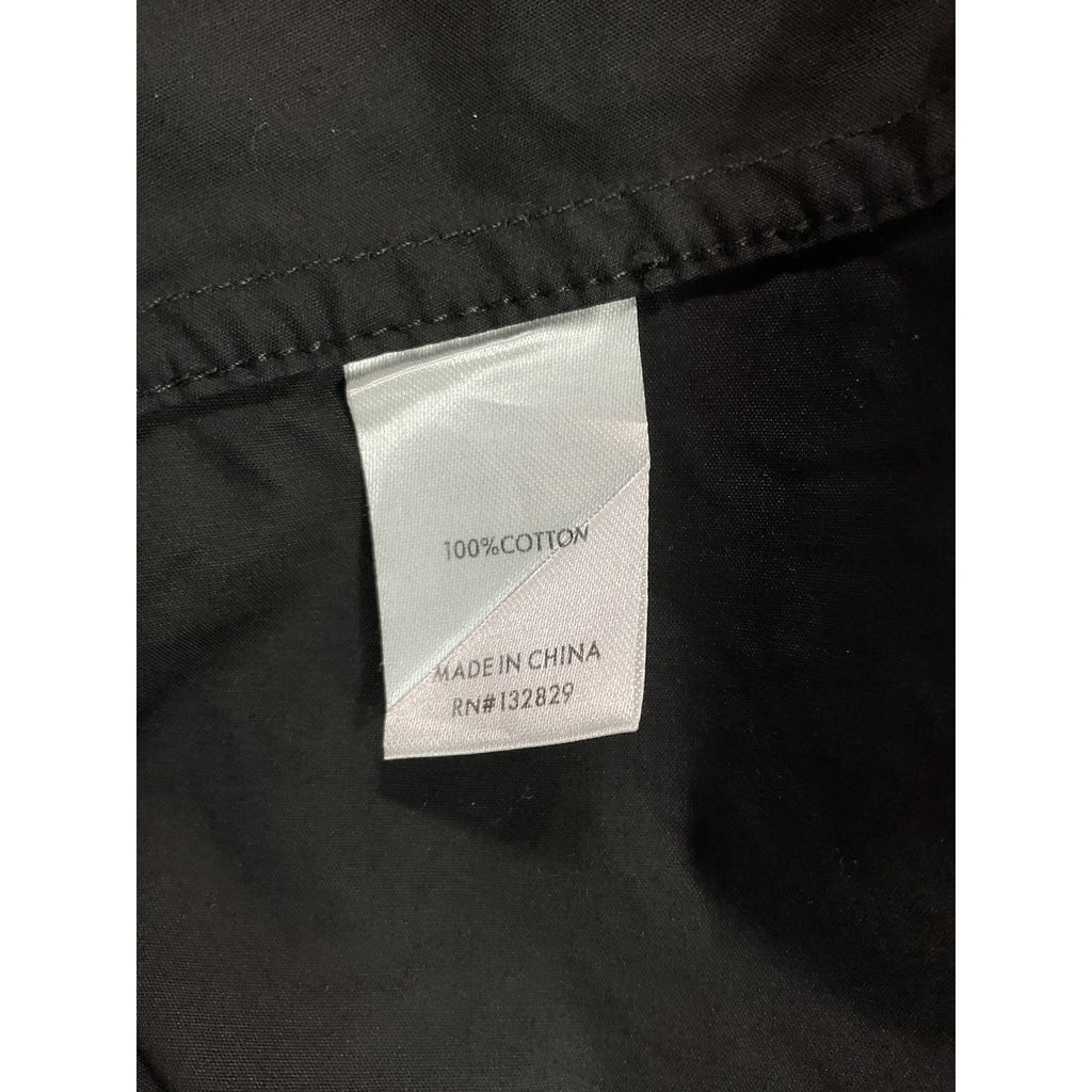 L'Academie 'Stanza' Black Poplin Halterneck Midi Dress Size M