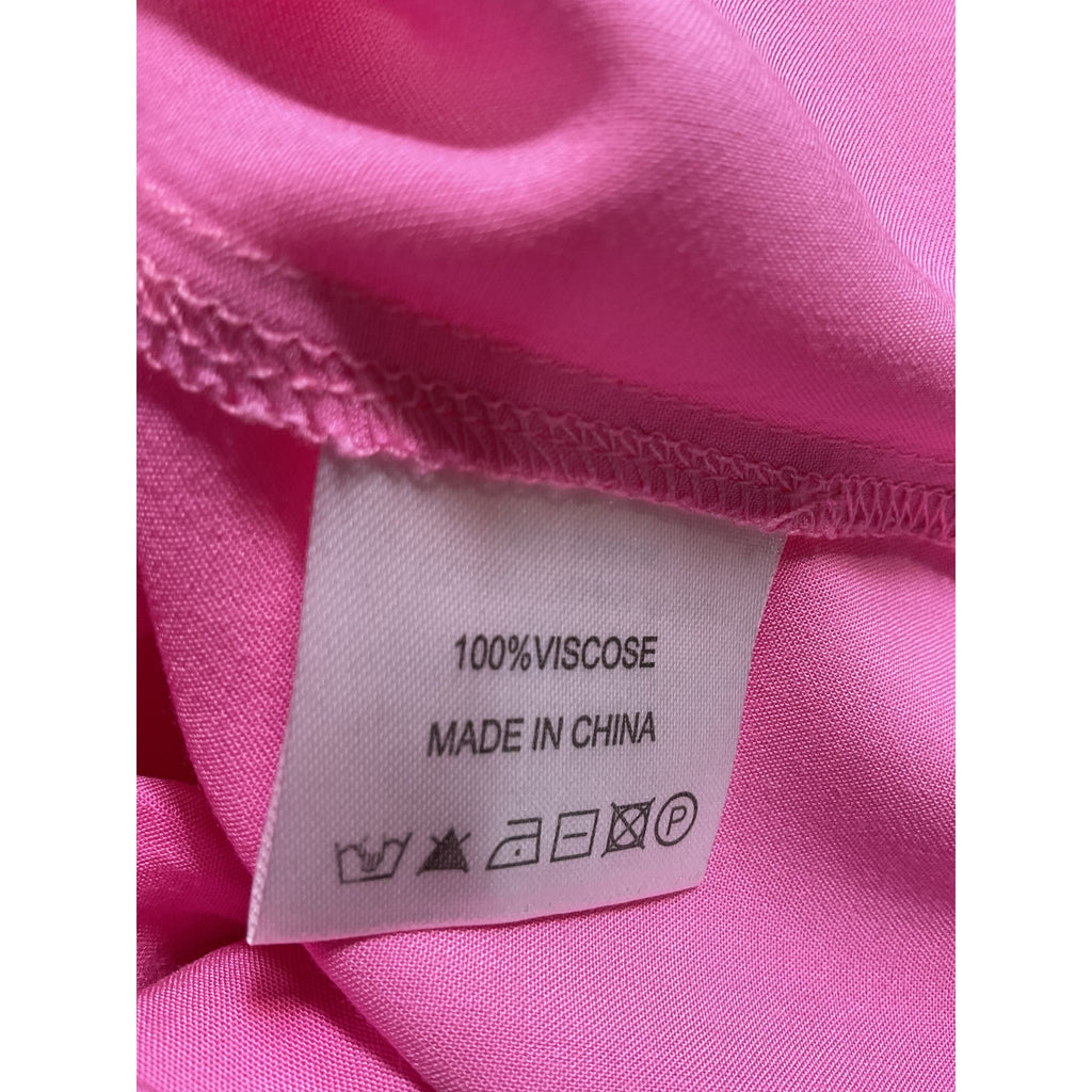 Melissa Odabash 'Elsa' Pink Wrap-Effect Voile Maxi Skirt Size S
