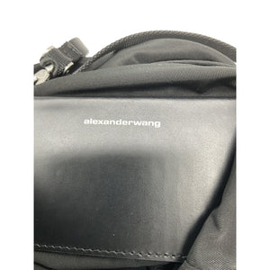Alexander Wang Sleek Black Dome Mini Nylon Bucket Bag