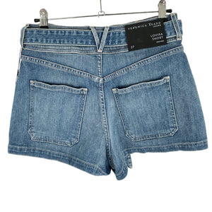 Veronica Beard High Rise Belted Blue Lovisa Shorts Size 27