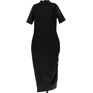 Atoir Sleek Black Lara Worthington Midi Dress Size XS