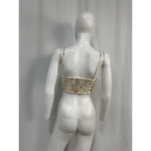 Loveshackfancy 'Emmalou' White Linen Top Size 8