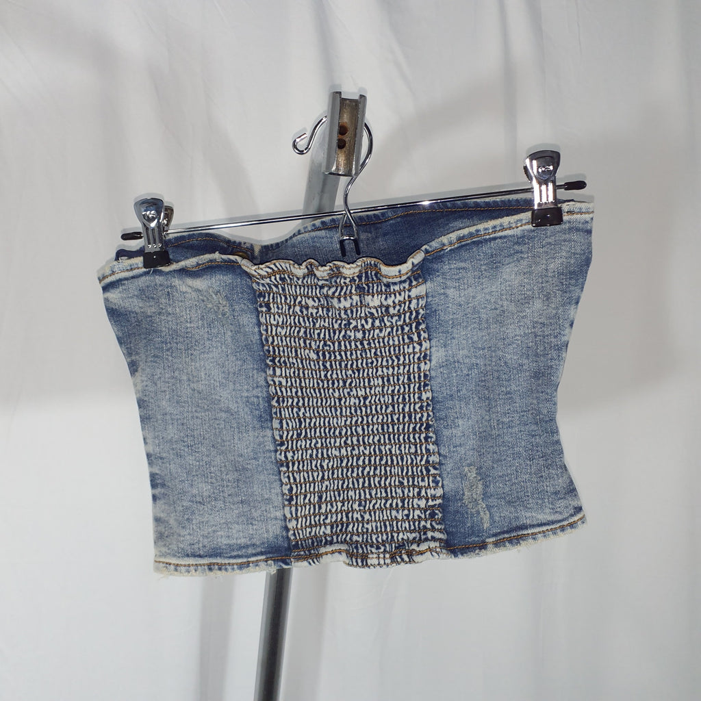 Retrofete 'Tati' Blue Top Size S