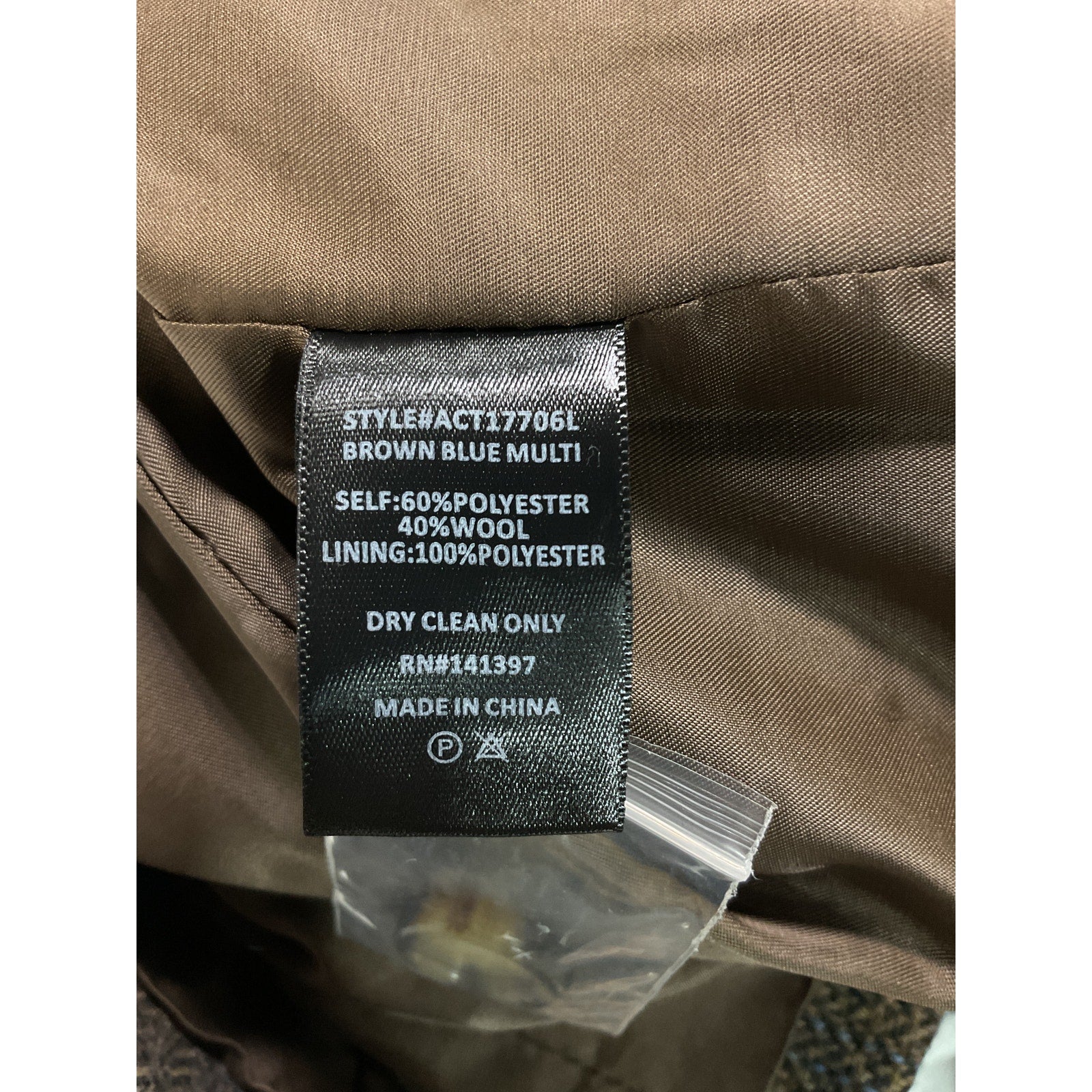 Astr The Label 'Siarah' Brown Cropped Twill Jacket Size XS