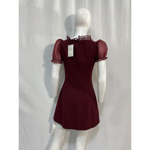 Reformation 'Bunny' Red Polyester Dress Size 2 - NWT