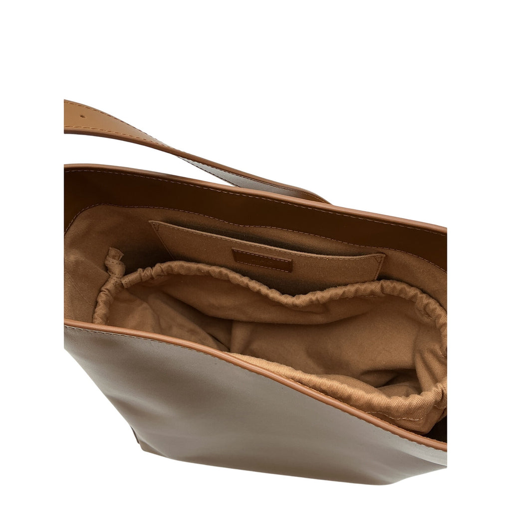 A.P.C. 'Virginie' Brown Leather Bag