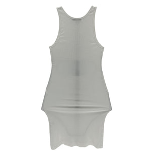 Sandy Liang Cutout White Riblet Minidress Size XXS