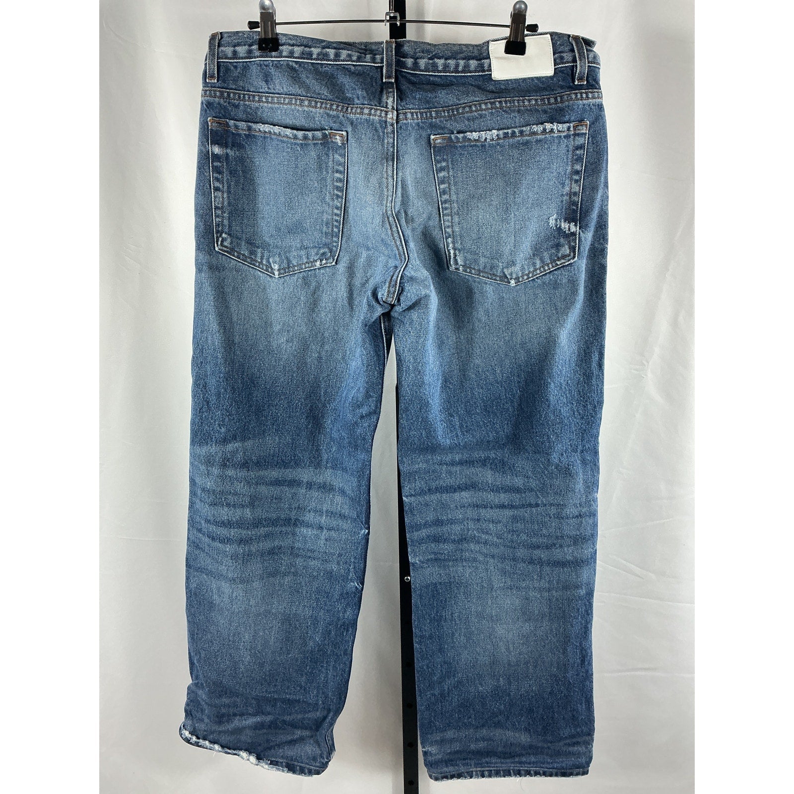 Eb Denim Low Rise 'Baggy' Blue Cotton Jean Size 28