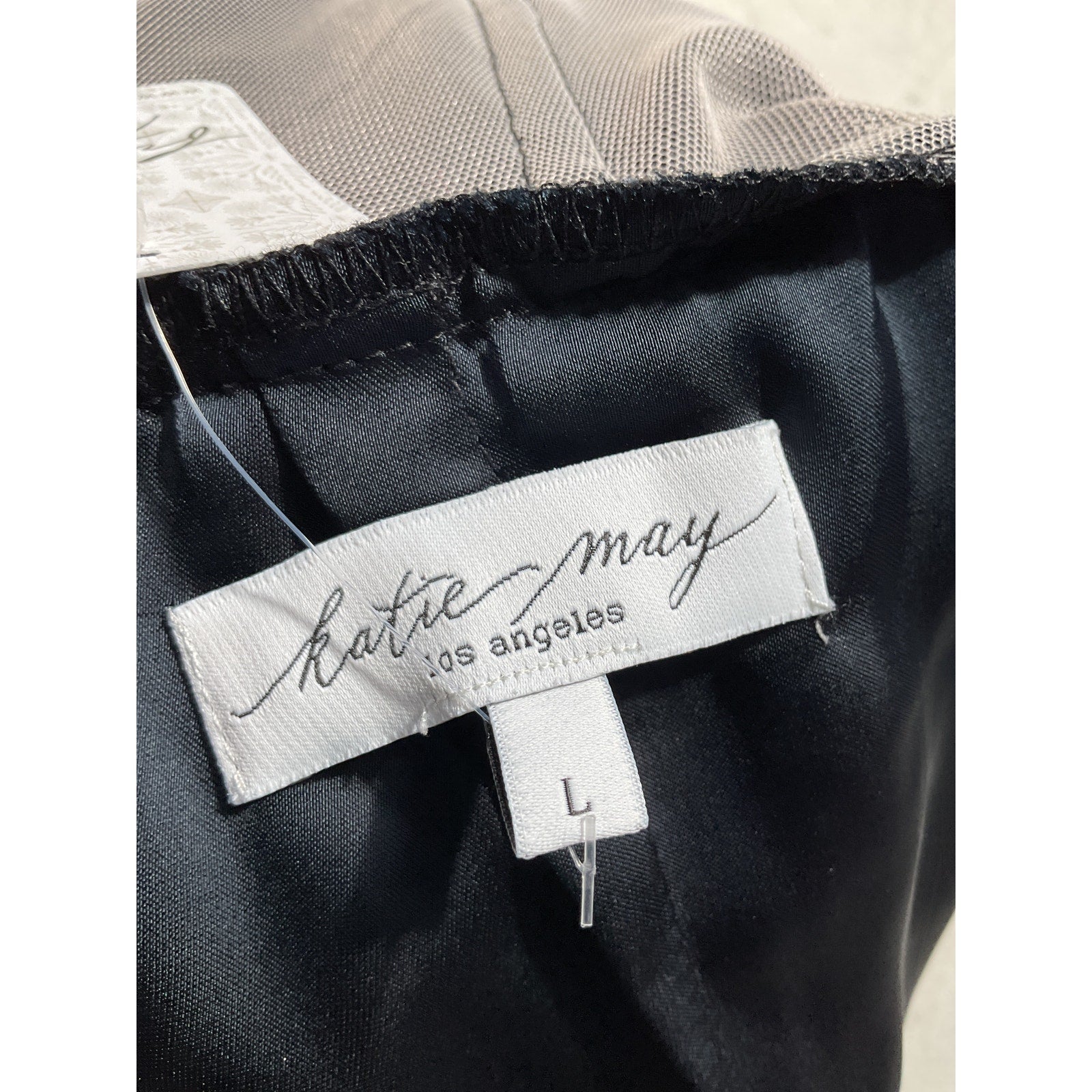 Katie May 'Whisper' Black Dress Size L - NWT