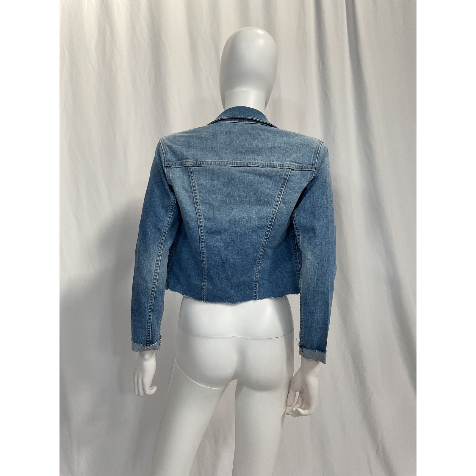 L'Agence 'Janelle' Blue Slim Undone Jacket Size XS
