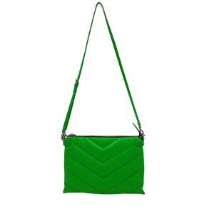 Rebecca Minkoff 'Edie' Green Leather Maxi Crossbody Bag