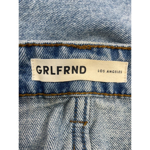 Grlfrnd Classic Riviera Niki Denim Mini Skirt Size 24