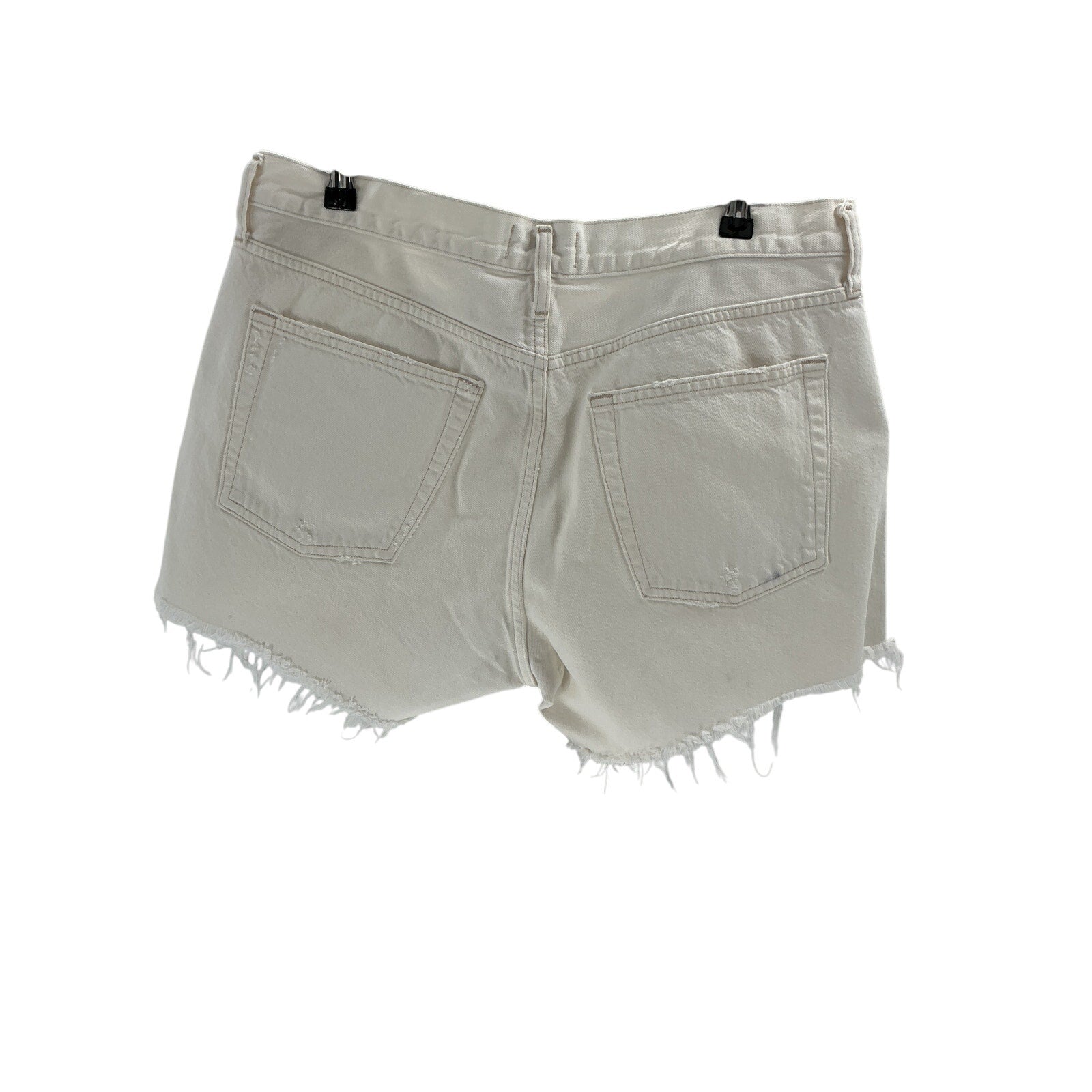 Agolde Parker Cream Cotton Long Short Size 31