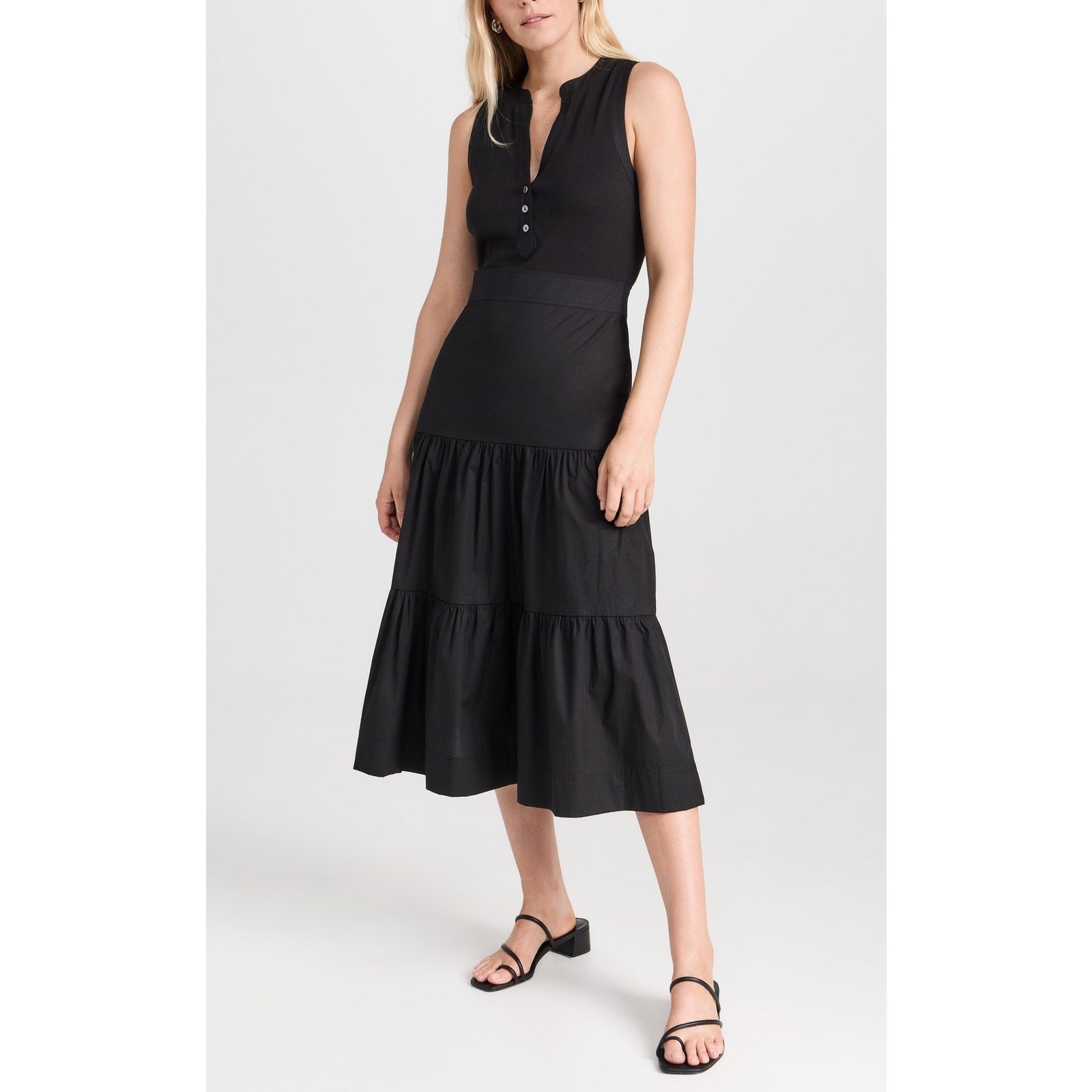 Veronica Beard 'Stafford' Black V Neck Dress Size S - NWT