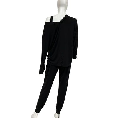 Hatch Relaxed Black Departure Lounge Set Size XS