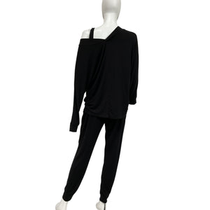 Hatch Relaxed Black Departure Lounge Set Size XS