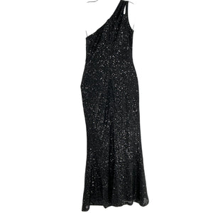 Mac Duggal Elegant Black One Shoulder Gown Size 0
