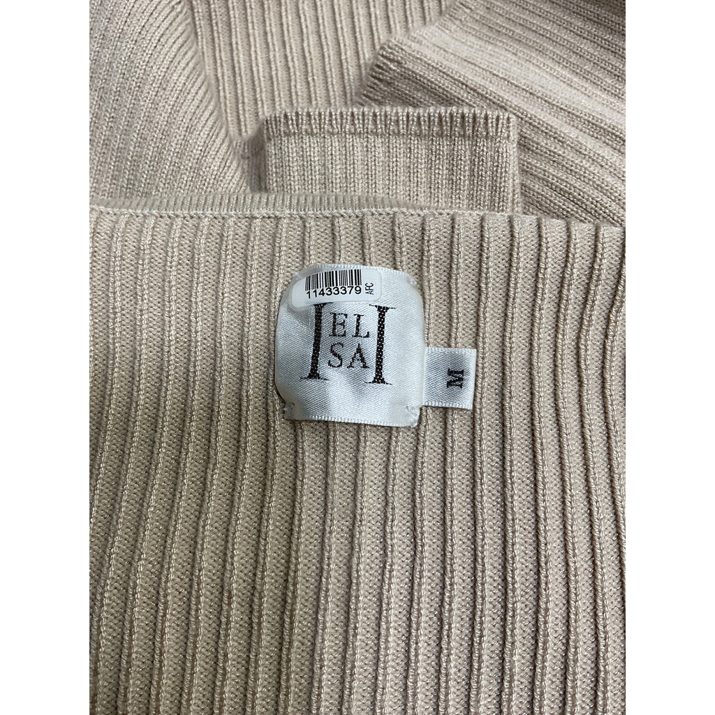 Helsa 'Halden' Beige Viscose Square Neck Tank Size M