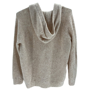 Hatch Cozy Oatmeal Melange Waffle Knit Hoodie Size 2