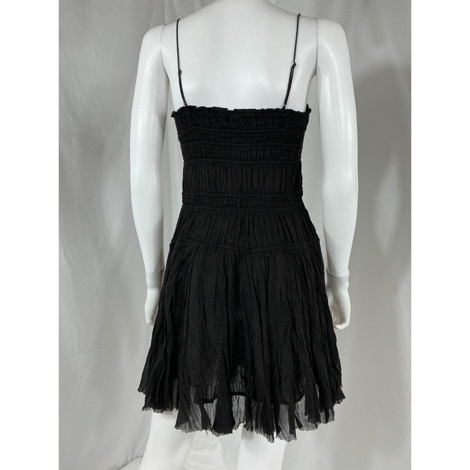 Majorelle 'Sophia' Black Polyester Mini Dress Size S
