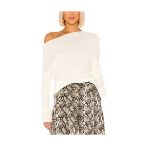 Lpa Ribbed Cream Costa Sweater Size XS