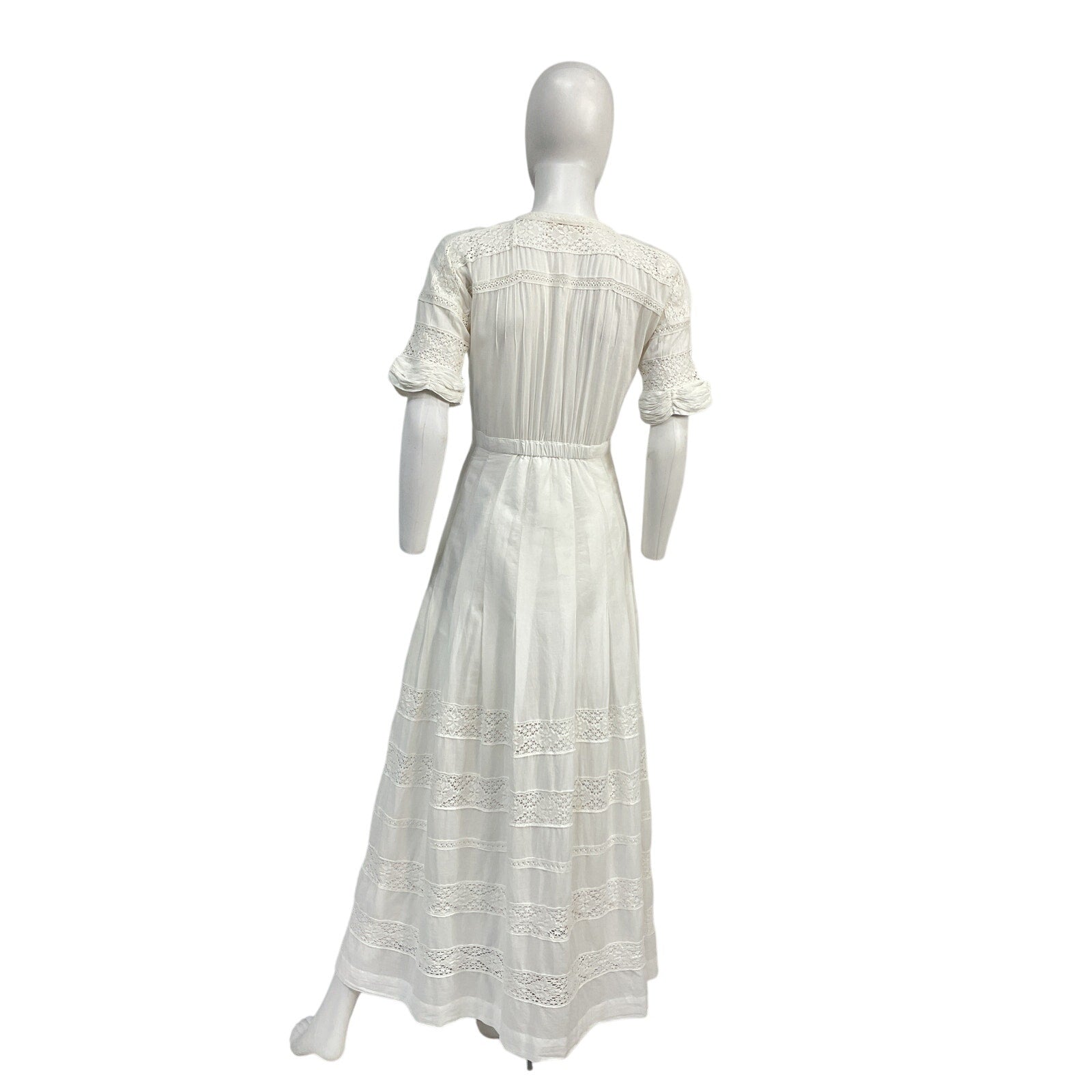 Loveshackfancy 'Edie' White Cotton Dress Size XS