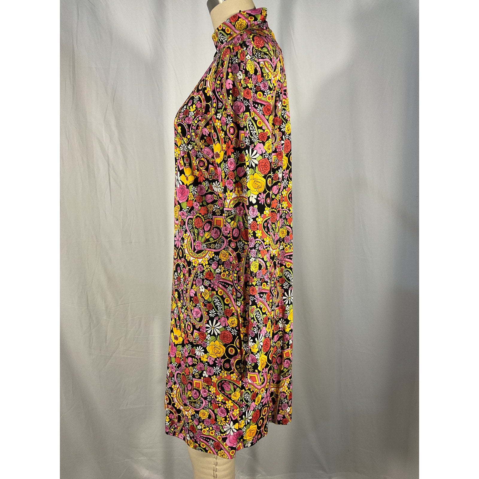 La Doublej Suitcase Pink Paisley Print Jersey Dress Size S - NWT