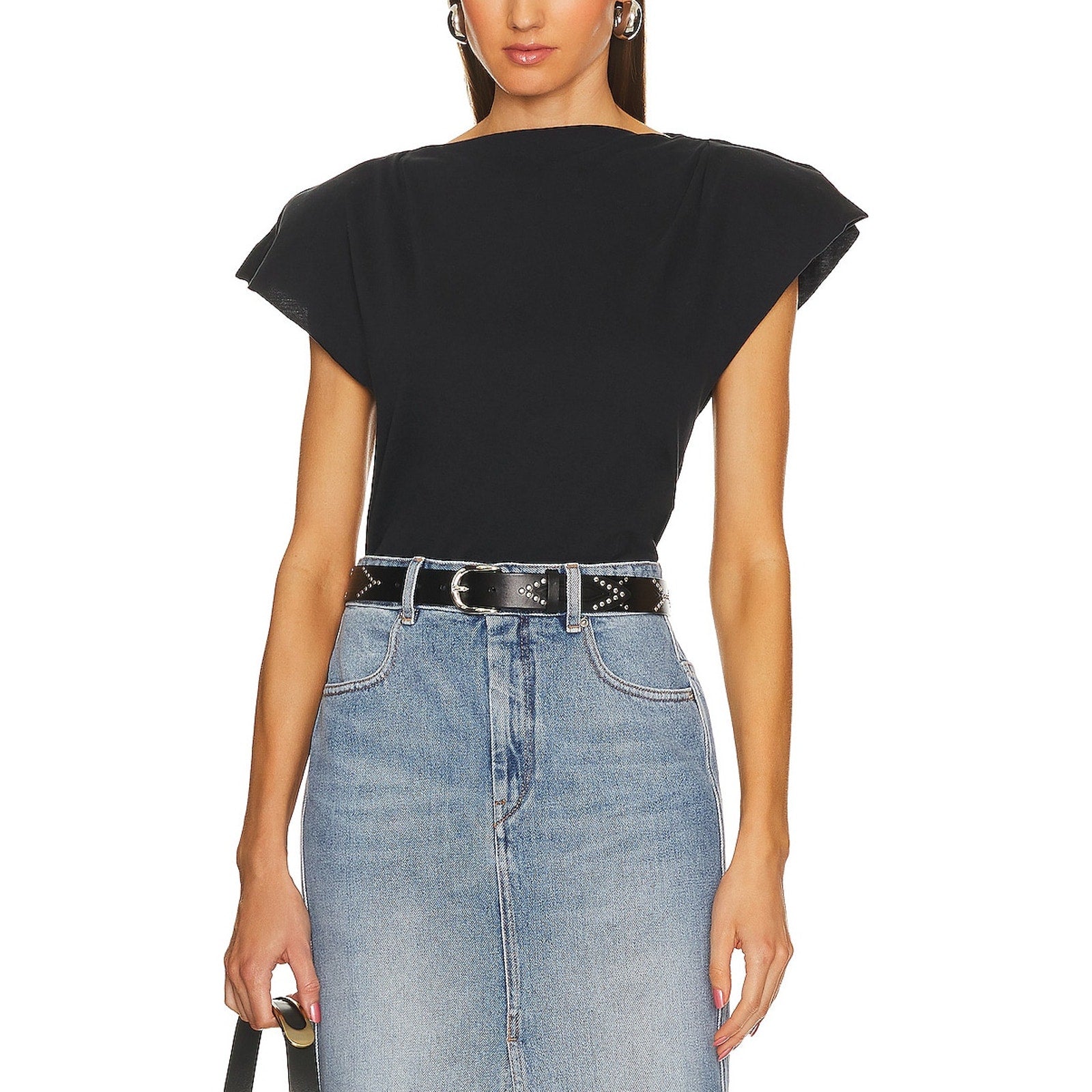 Isabel Marant 'Sebani' Black Tee Size XS