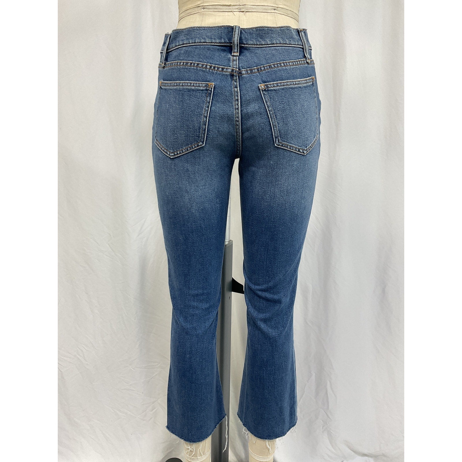 Hatch The Crop Maternity Blue Cotton Denim Jean Size 26