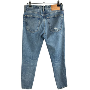 Moussy Distressed Blue Edmond Skinny Denim Jeans Size 25