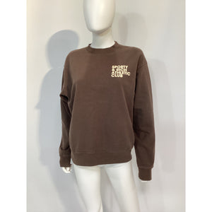 Sporty & Rich 'Exercise Often' Black Crewneck Sweatshirt Size S