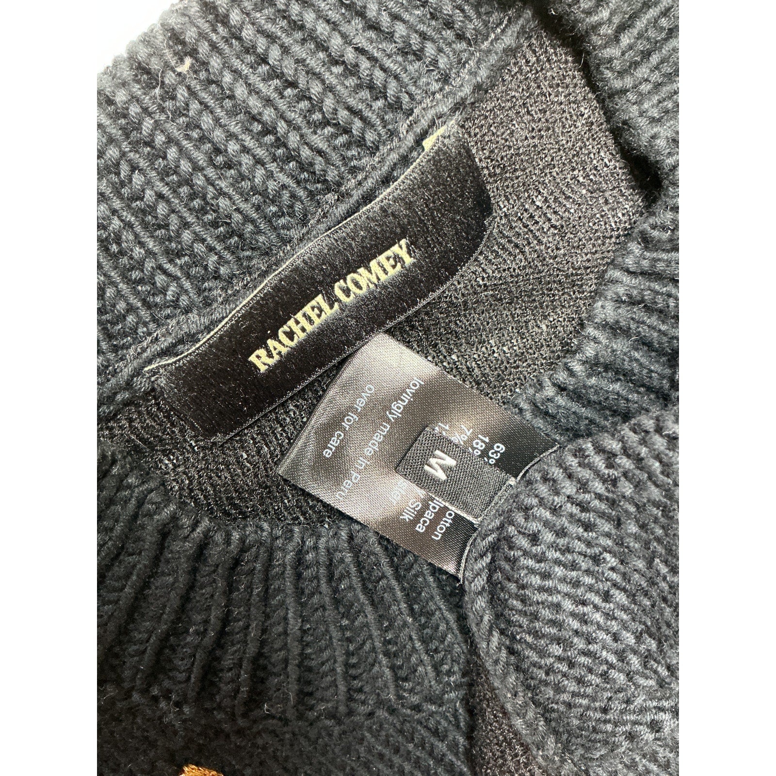Rachel Comey 'Laur' Black Cotton Vest Size M