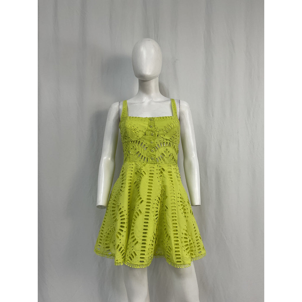 Charo Ruiz 'Ricka' Green Polyester Short Dress Size M - NWT
