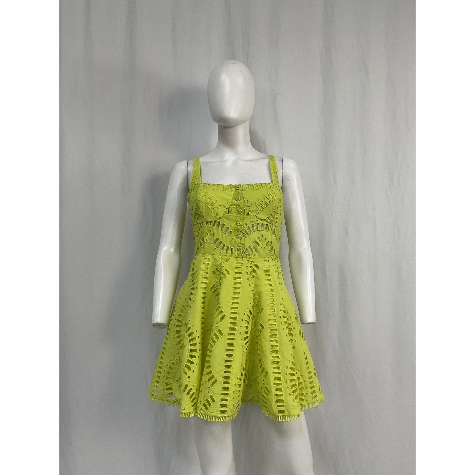Charo Ruiz 'Ricka' Green Polyester Short Dress Size M - NWT