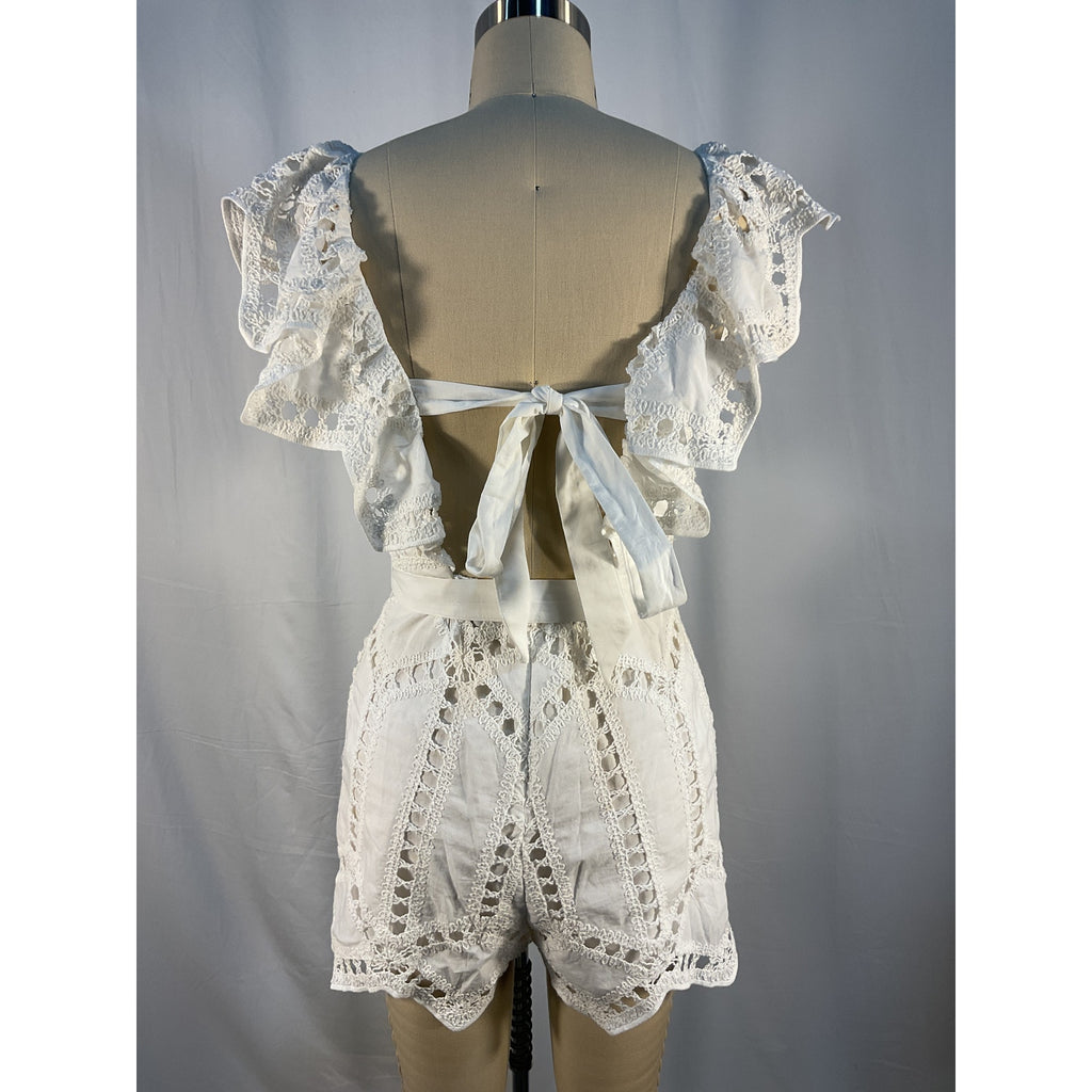 Saylor 'Manet' White Romper / Jumpsuit Size XS - NWT