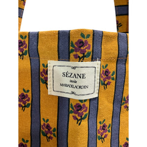 Sézane Floral Yellow Maria De La Orden Tote Bag