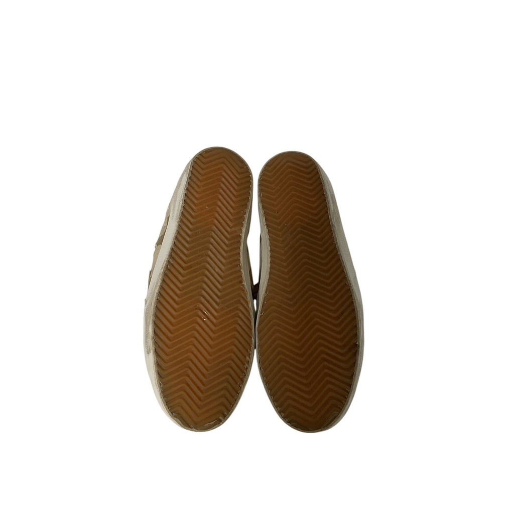 Golden Goose 'Superstar' Beige Leather Camouflage Sneakers Size 7