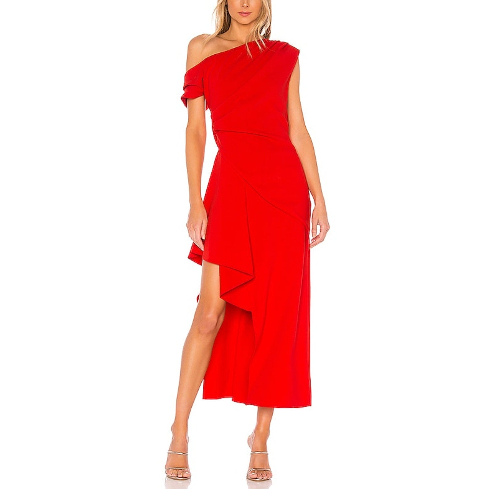 Elliatt 'Pallas' Red Polyester Dress Size S