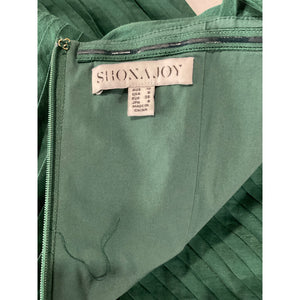 Shona Joy Ruched Green Thea Keyhole Mini Dress Size Aus 10 / US 6