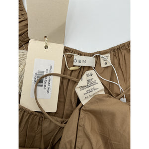 Dôen 'Topaz' Tan Cotton Top Size S - NWT