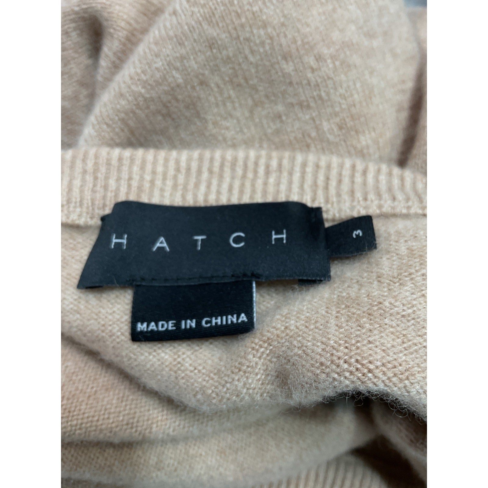Hatch 'The Nadine' Tan Sweater Size 3