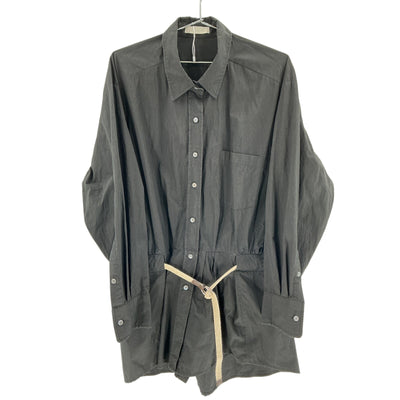 The Frankie Shop Belted Black Matty Dress Size M