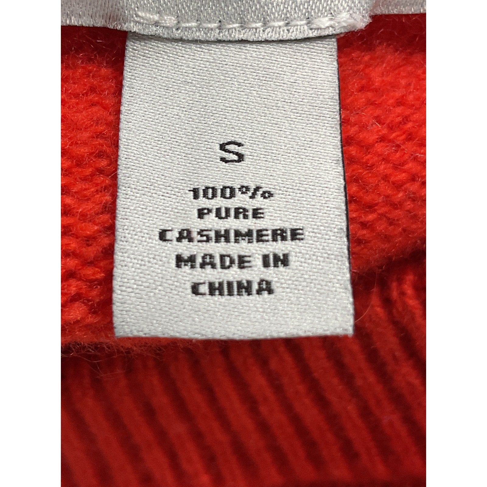 Autumn Cashmere 'Boxy' Red Crew Neck Size S