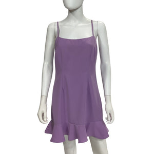 Lovers And Friends Ruffled Lilac Purple Teddy Dress Size M NWT
