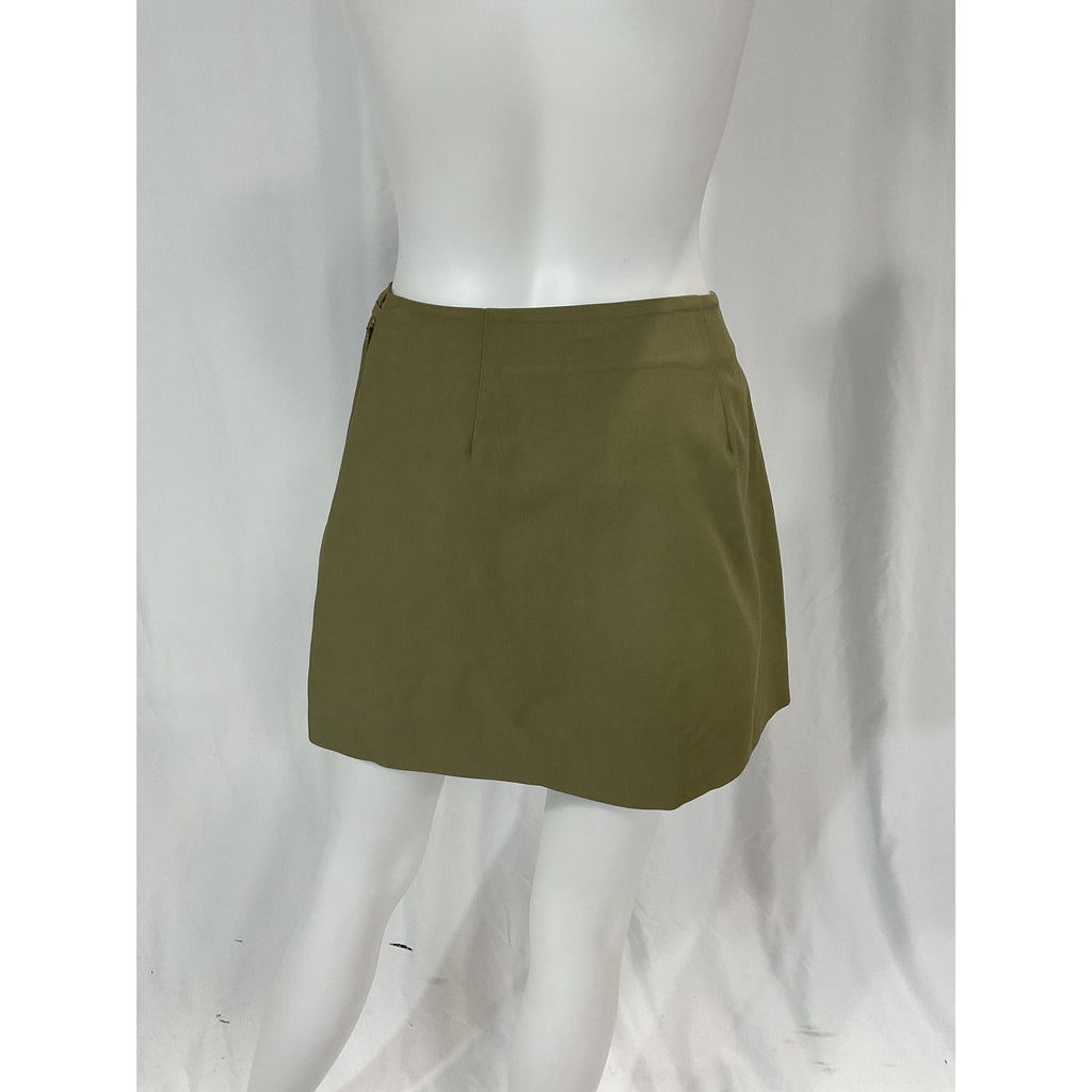 Cult Gaia 'Tov' Green Wrap Mini Skirt Size XS