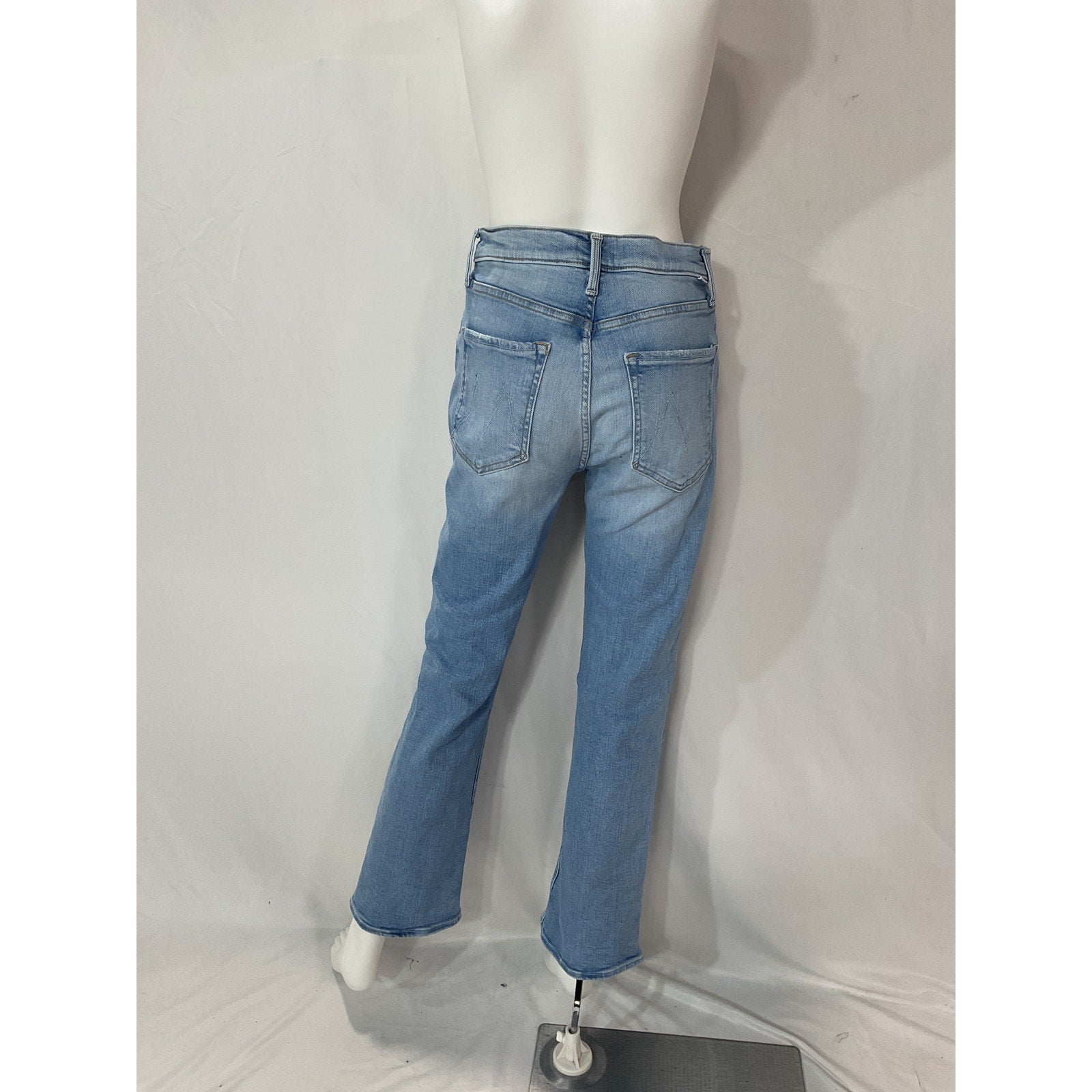 Mother 'The Tripper' Blue Flood Denim Jeans Size 27
