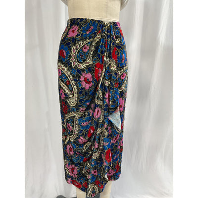 Isabel Marant 'Breenea' Blue Velvet Skirt Size 42