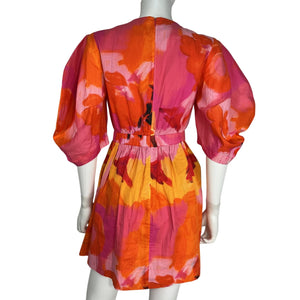 De Loreta Vibrant Multicolor Candelaria Dress Size S