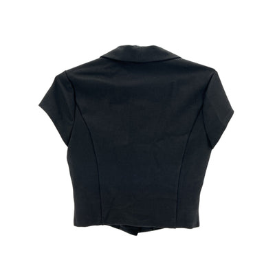 Reformation 'Marnie' Black Knit Top Size M