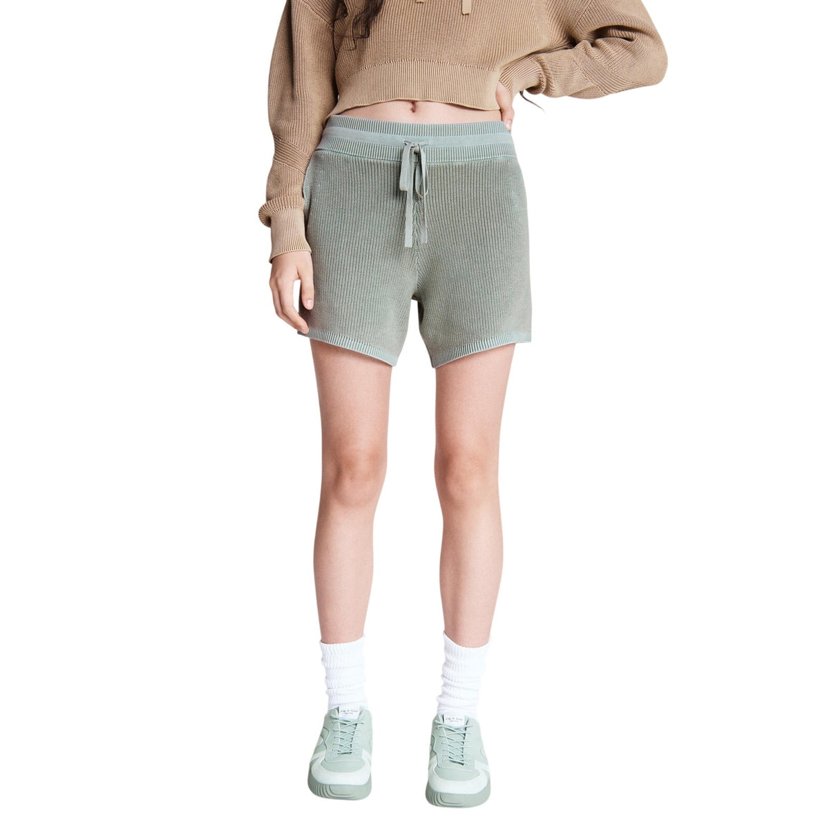 Rag & Bone Cozy Sage Demi Knit Size M Shorts